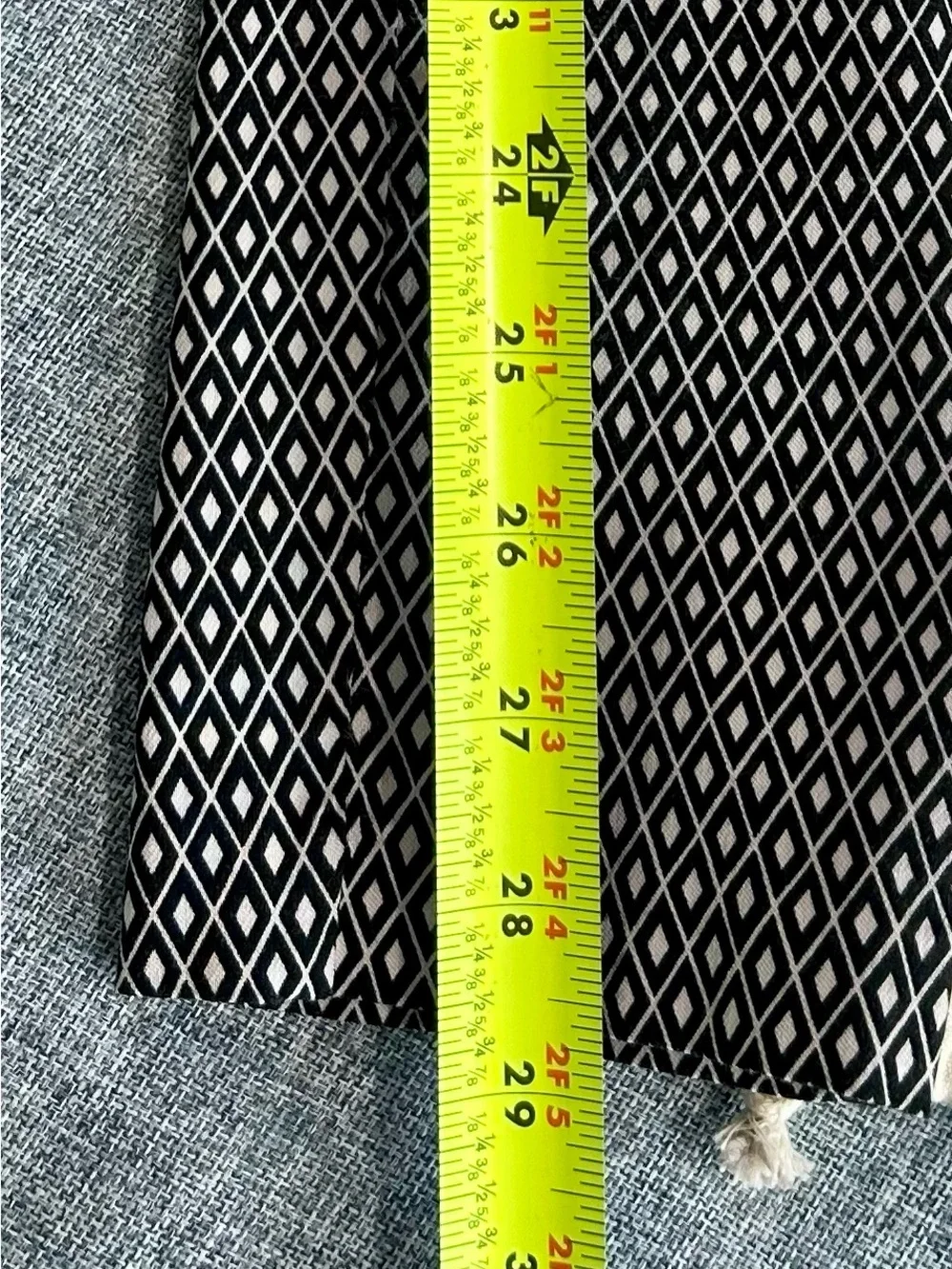 Michael Kors Black and White Geometric Print Pants